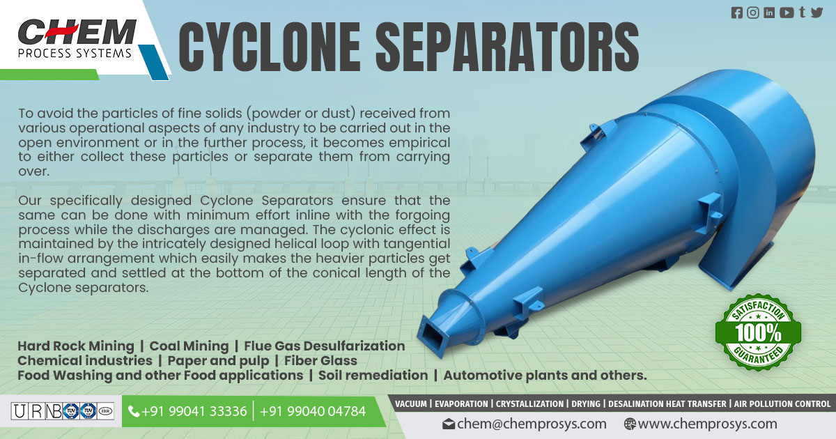 Industrial Cyclone Separator Manufacturer