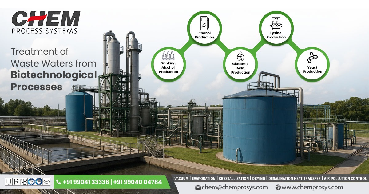 Wastewater and Effluent Treatment Plant for Biotechnological Processes