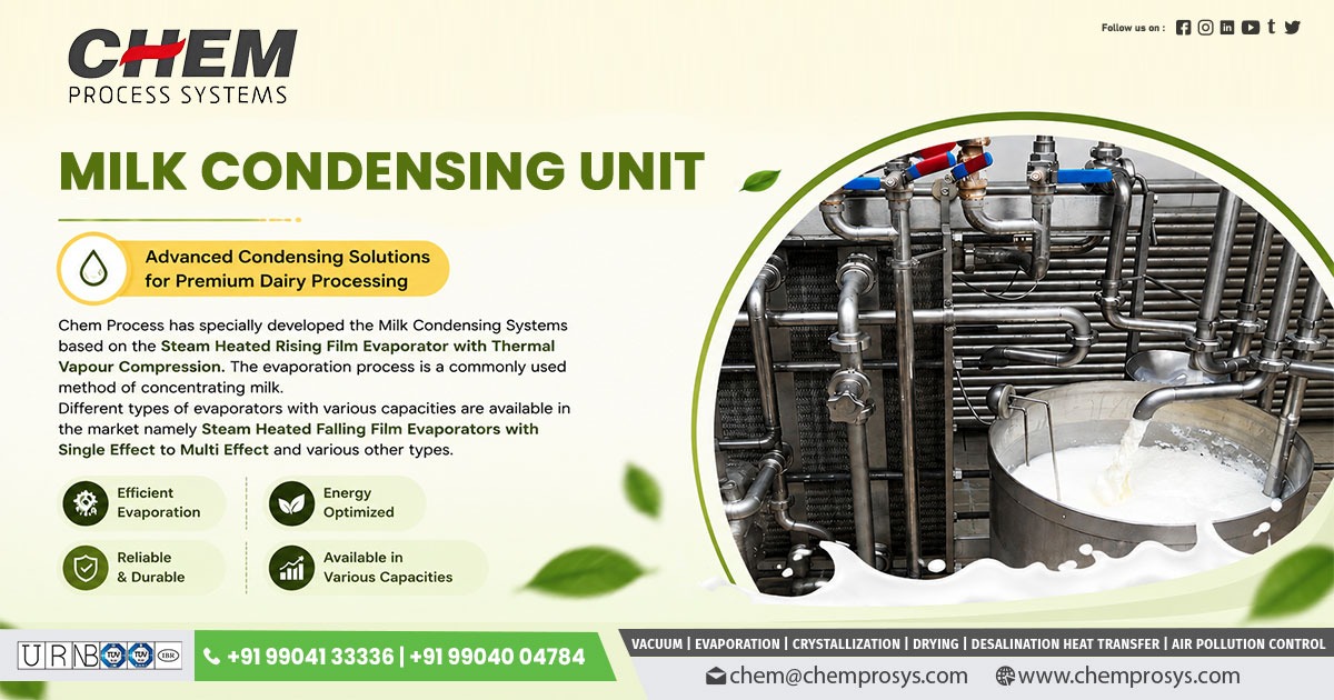 Milk Condensing Unit Manufacturer